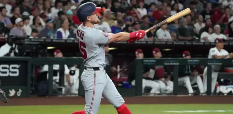Nationals, with home runs from Mead and Crews, limit the D-Backs to two hits to beat them
