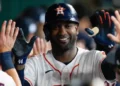 Yordan Álvarez hits a bases-loaded home run and the Astros crush the Athletics 13-2
