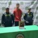 A minor under 16 years of age was apprehended with a modified fragmentation grenade in Bogotá