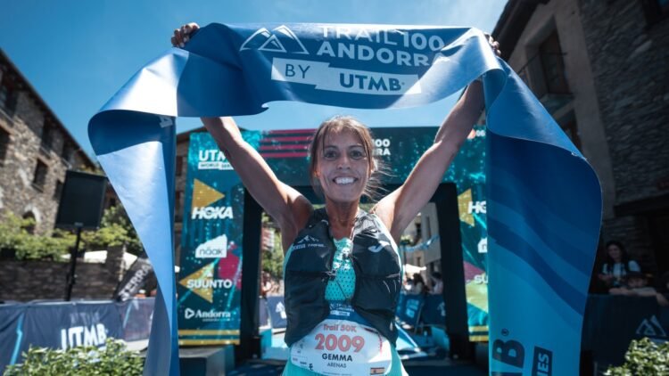 The Kenyan Robert Pkemoi and the Spanish Gemma Arenas win the Trail 50K of the Trail 100 Andorra by UTMB in Ordino