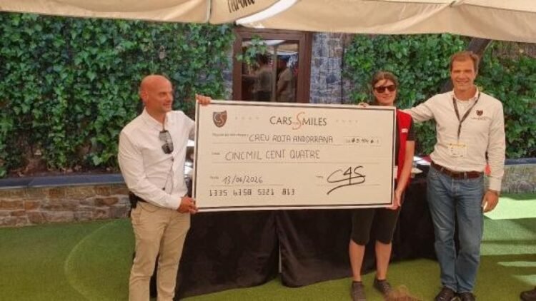 Cars for Smiles raises more than 5,000 euros for young people in vulnerable situations