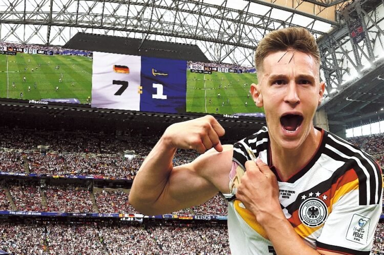 Seventh heaven for dominant Germany