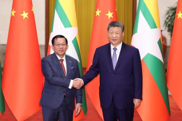 Chinese president holds talks with Myanmar counterpart on boosting cooperation