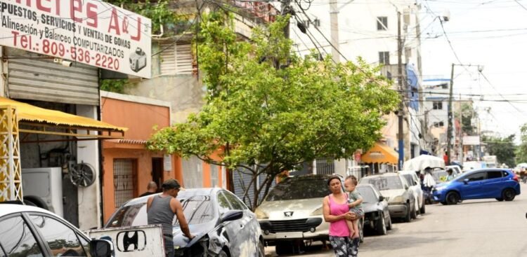 Sidewalks are extensions of makeshift businesses