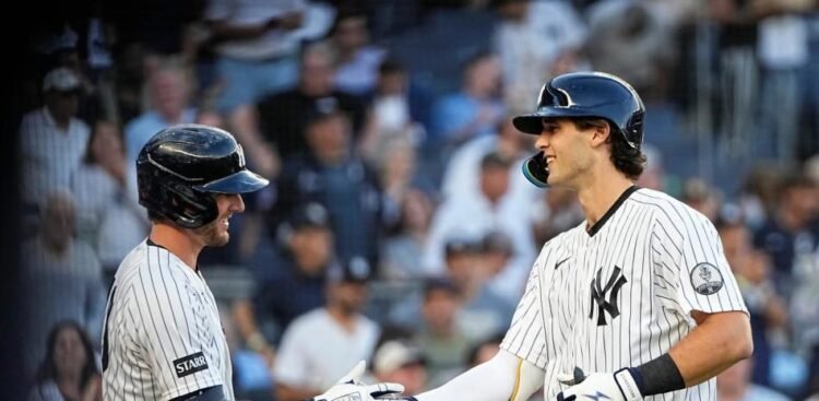 Jones, Rice and Goldschmidt hit H4 in overwhelming victory for the Yankees