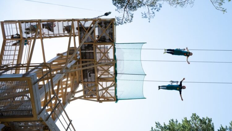 Andorra’s outdoor activity park, Naturland, hopes to save the summer with the 625-meter long zip line