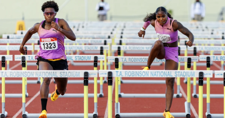 Cartwright upsets Charlton in women’s 100m hurdles | Sports