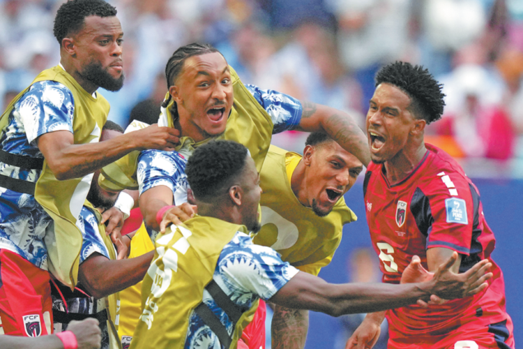 Blue Sharks bite back to tie Uruguay