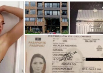 Exclusive: they find 2 passports with different surnames and the same photo of Natalia Villalba, a model found dead inside a suitcase in Bogotá