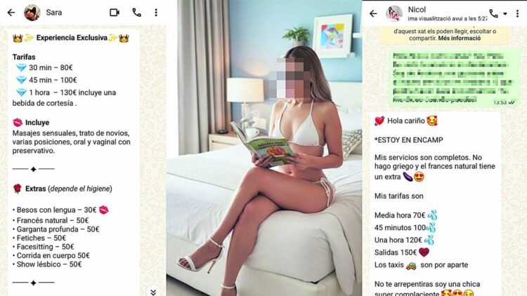 The digital trail reveals two hotspots of itinerant prostitution in Escaldes-Engordany and Encamp in Andorra