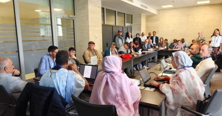 An international trade union meeting in solidarity with the Sahrawi people and their just struggle in Geneva