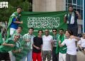 Al-Riyadh newspaper | Mass support for the Greens in Atlanta before facing Spain in the World Cup