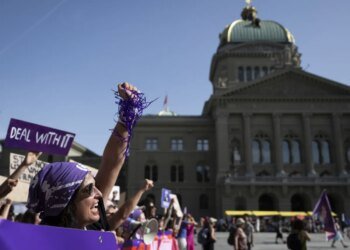 Thousands join feminist strikes across Swiss cities