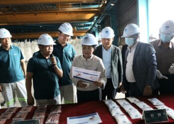Vice President Encourages Sustainable Mining Development During Visit to Khammouane Companies