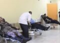 A blood donation campaign in Ajloun to support the blood bank stock at Al-Iman Hospital