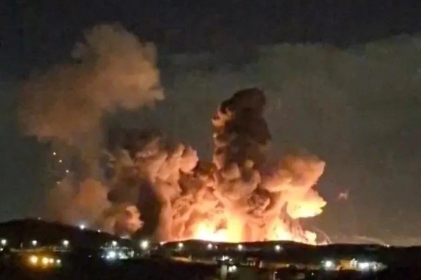 The United States announces strikes against Iran in response to the downing of an American helicopter