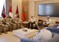 Al-Hunaiti receives the Commander-in-Chief of the US Ground Forces at Central Command