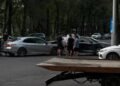 An accident occurred on Aitmatov-Zhamanbaev