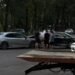 An accident occurred on Aitmatov-Zhamanbaev