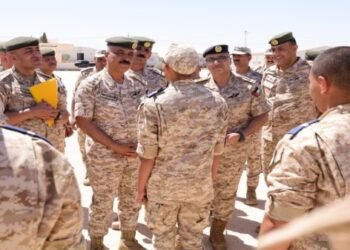 The Assistant for Administration and Human Resources inspects the Science Service Training Center in the Shweir camps