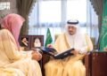 Al-Riyadh newspaper | The Emir of Riyadh receives the director of the branch of the Commission for the Promotion of Virtue in the region