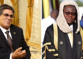 President of National Council congratulates his Ugandan counterpart on his election as Speaker of Ugandan Parliament