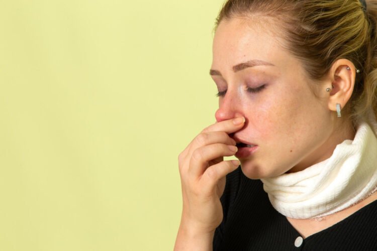 Why is it forbidden to pinch scabs in the nose
