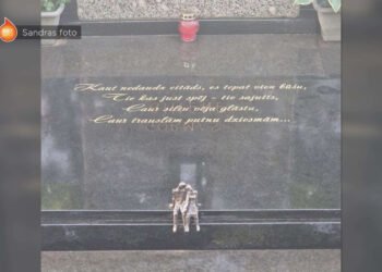 A woman in Ķekava sees an ugly sight in the children’s cemetery