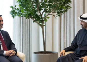 Meeting with Sheikh Mohammed bin Zayed and the Syrian Foreign Minister