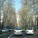 The commotion of a single car in the noble areas of Tehran + photo