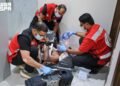 Al-Riyadh newspaper | The Red Crescent employs the latest CPR techniques in a field response in Riyadh