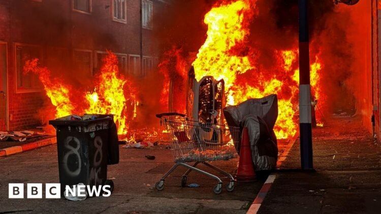 Disorder breaks out in Belfast after man charged with knife attackPolice and political leaders call for calm after disorder breaks out in parts of Northern Ireland.37 mins agoNorthern Ireland