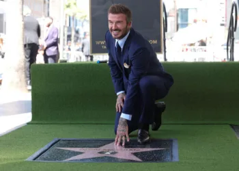 David Beckham gets a star on the Hollywood Walk of Fame