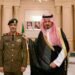 Al-Riyadh newspaper | The Emir of Medina awards the Director of the Anti-Narcotics Department in the region to his new rank
