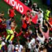 draw between Austria and Algeria; Iran withdrew from the World Cup