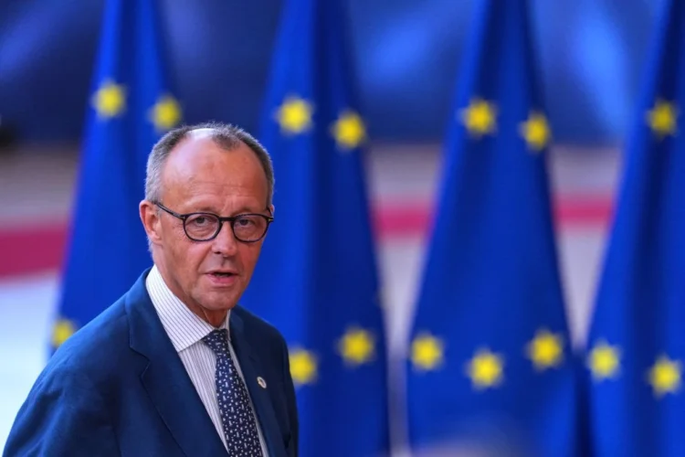 Germany’s leader pledges to reform a creaking pension system and says ‘failure is not an option’