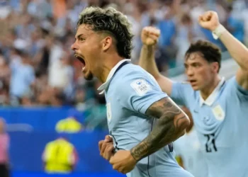 Watch: Uruguay fight back for late draw with Saudi Arabia in frantic Miami opener