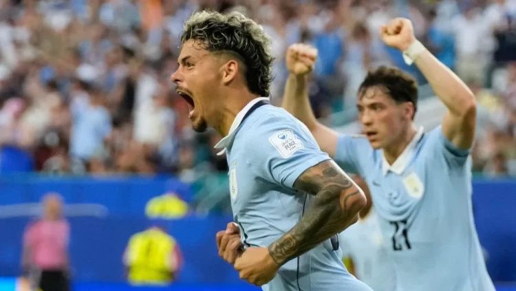 Watch: Uruguay fight back for late draw with Saudi Arabia in frantic Miami opener