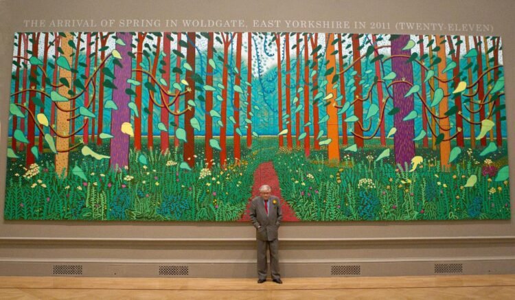 David Hockney, artist renowned for his pool scenes, has died at 88