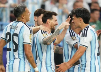 Messi scores his first World Cup hat-trick as Argentina brushes off Algeria
