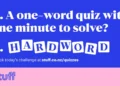 Quiz: The Really Hard Word … changing behaviour suddenly and unexpectedly