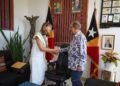 ADB country director Stefania Dina bids farewell to President Ramos-Horta