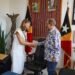 ADB country director Stefania Dina bids farewell to President Ramos-Horta