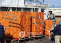 (LEAD) Jeju Province sends dialysis machines, citrus saplings, other supplies to N. Korea