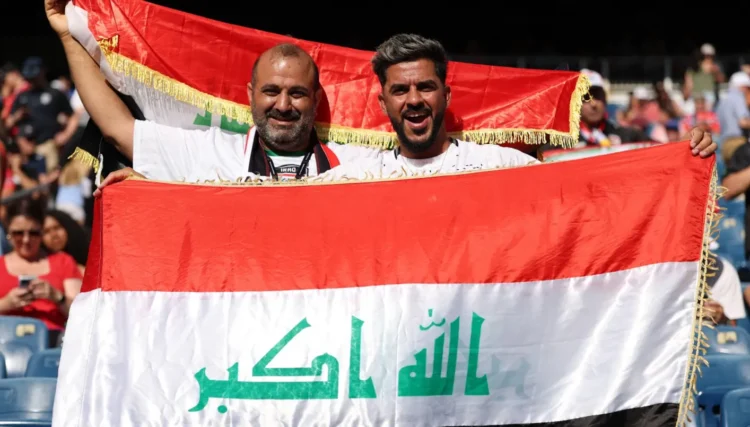 The date of the match between Iraq and France in the 2026 World Cup and the broadcast channels