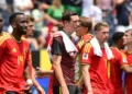 The date of the New Zealand vs. Belgium match in the 2026 World Cup and the broadcast channels