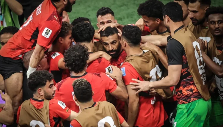 The date of the match between Egypt and Iran in the 2026 World Cup and the broadcast channels