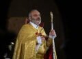 I am excited, it is my spiritual birthplace. I was born from this shrine. Reverend Bagrat is in the Cathedral after a long break