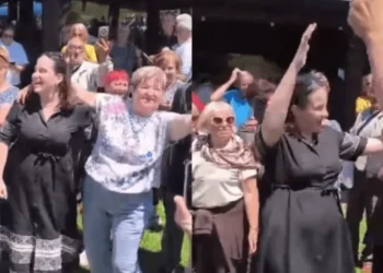 Benjamina Karić danced with Koket in Bjelašnica with pensioners