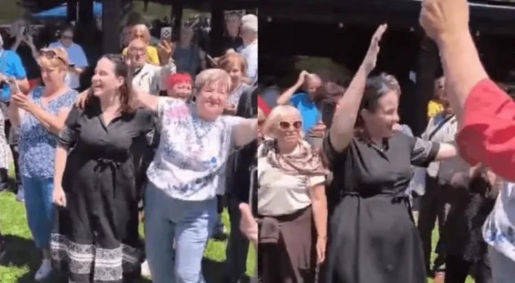 Benjamina Karić danced with Koket in Bjelašnica with pensioners